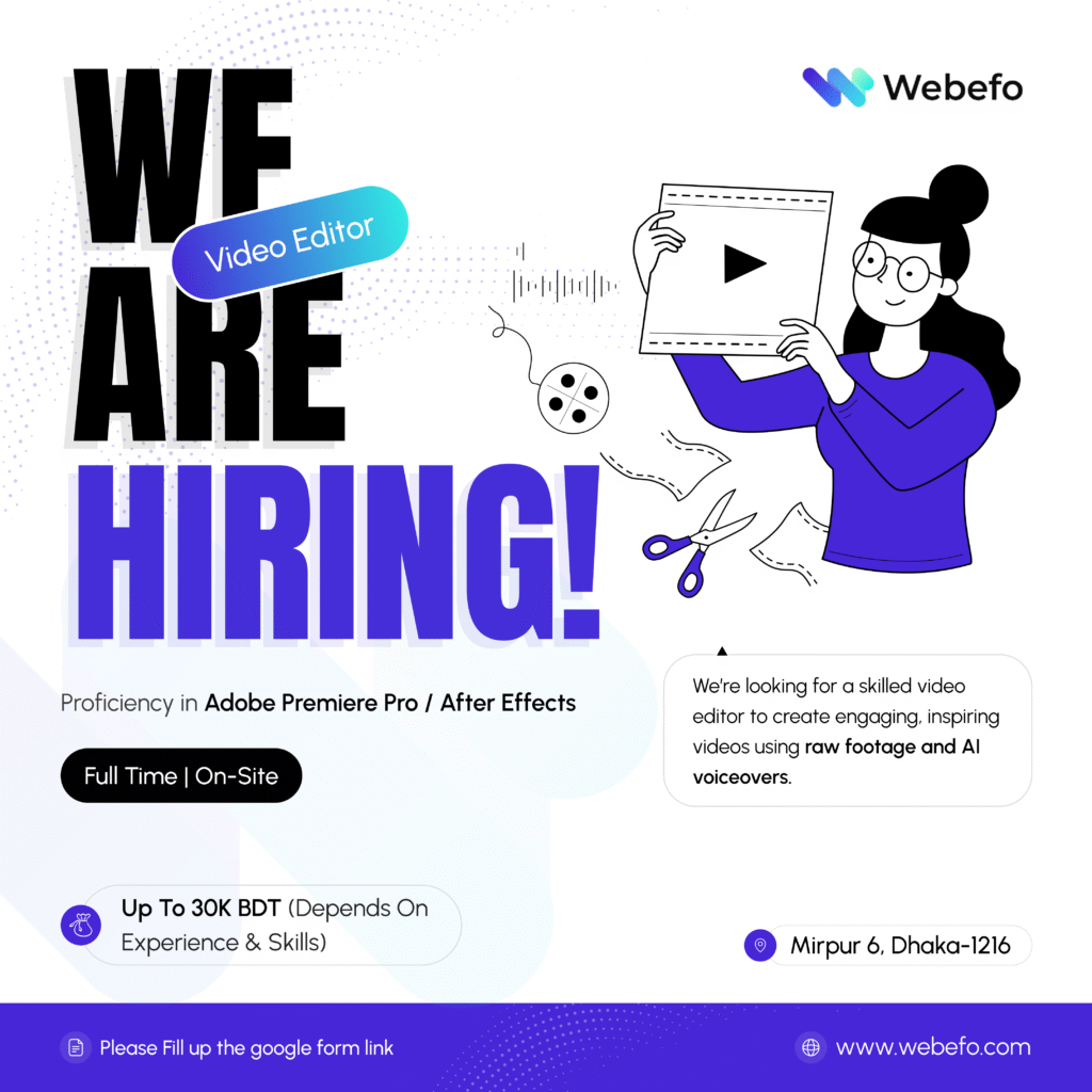 Hireing video editor